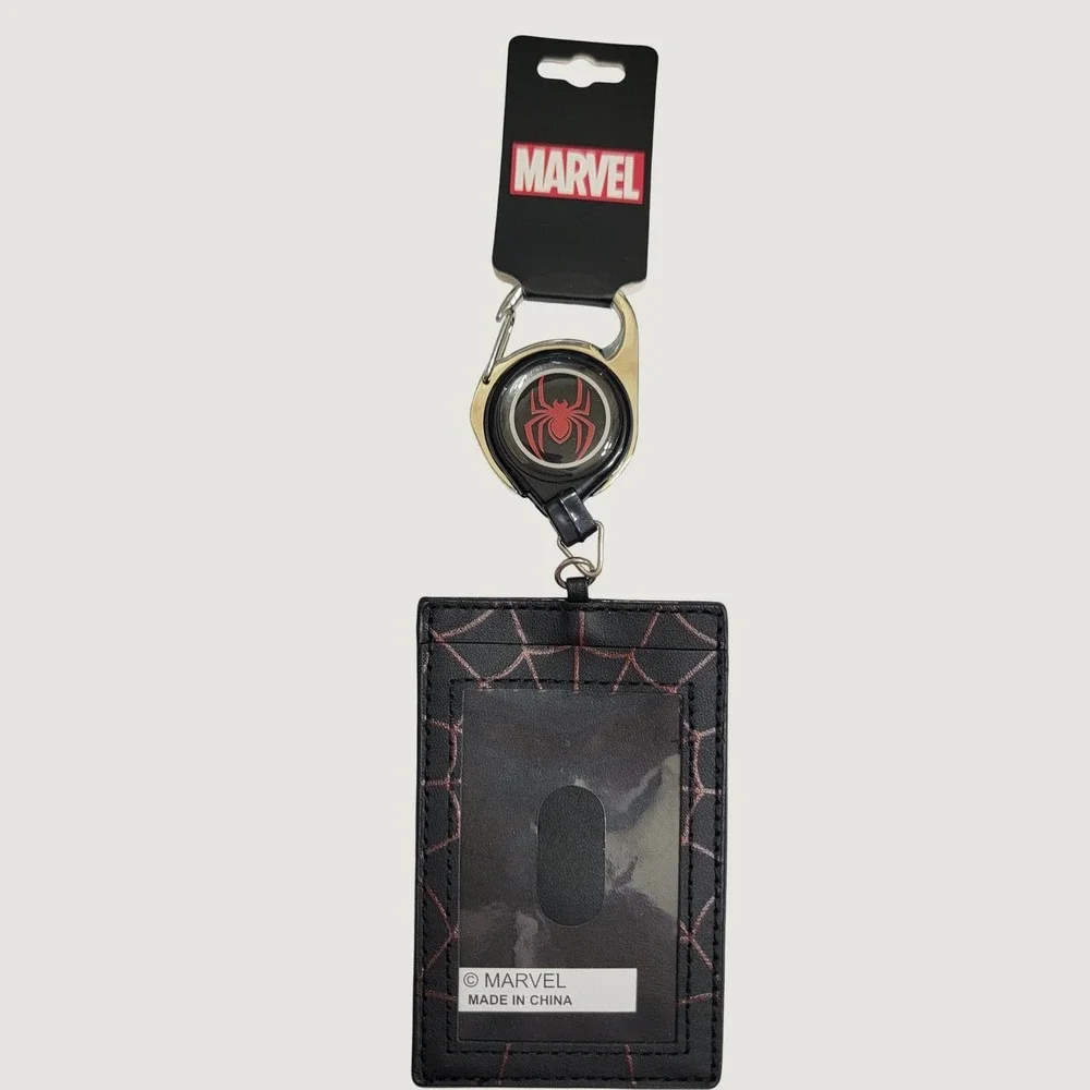 Marvel Spider-Man Miles Morales Retractable Lanyard ID Badge Holder Bioworld New